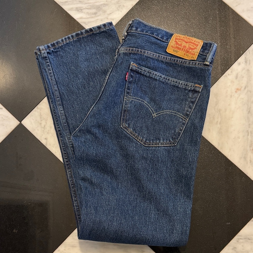 Levi's 505 Men's Denim Straight Jeans